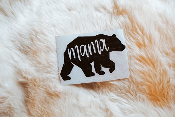 Mama Bear Decal Mama Bear Decal for Tumbler Mama Bear Decal | Etsy