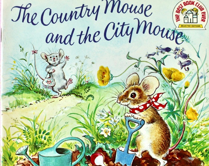 The Country Mouse and the City Mouse Softcover Kids Book, Vintage 80s ...