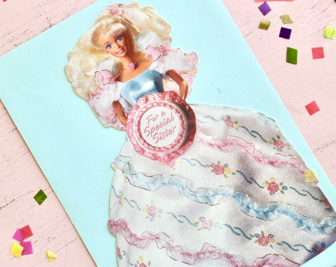 Birthday Barbie Doll Birthday Card With Envelope, Vintage 90s Birthday ...