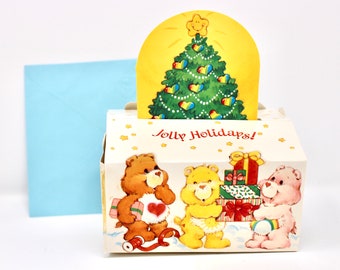 15 Care Bear Christmas Postcards Old Stock Sealed Pack From American Greetings