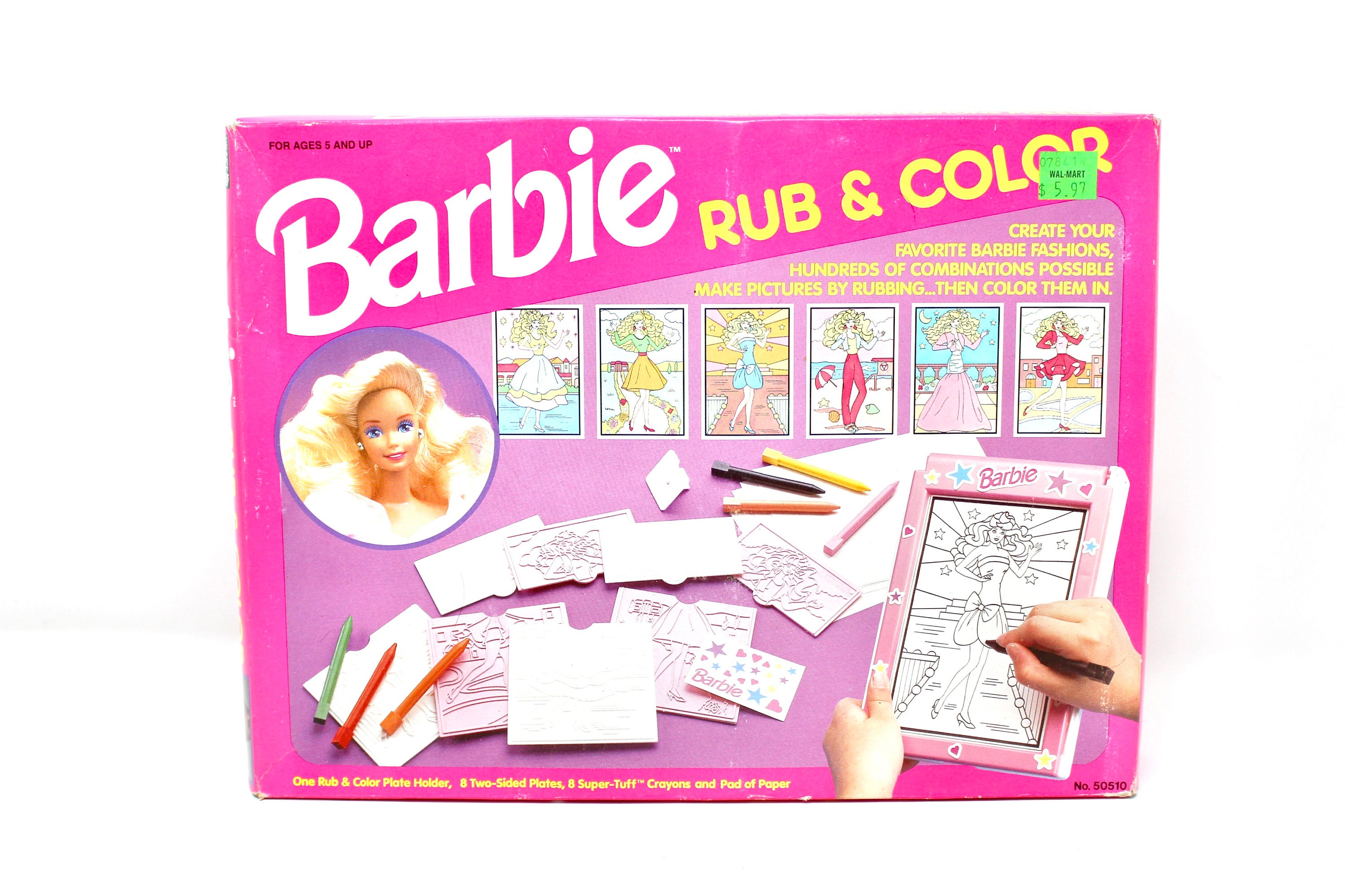 Barbie- Fashion Design Plate Playing set