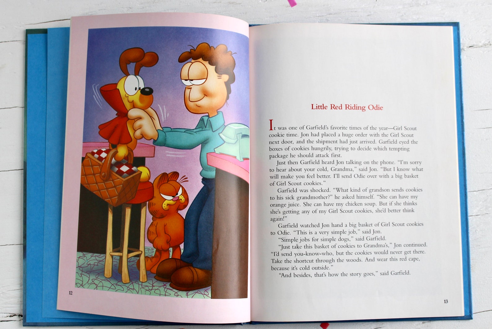 Vintage Garfield Furry Tales Book Retro Kids Bedtime Stories Etsy