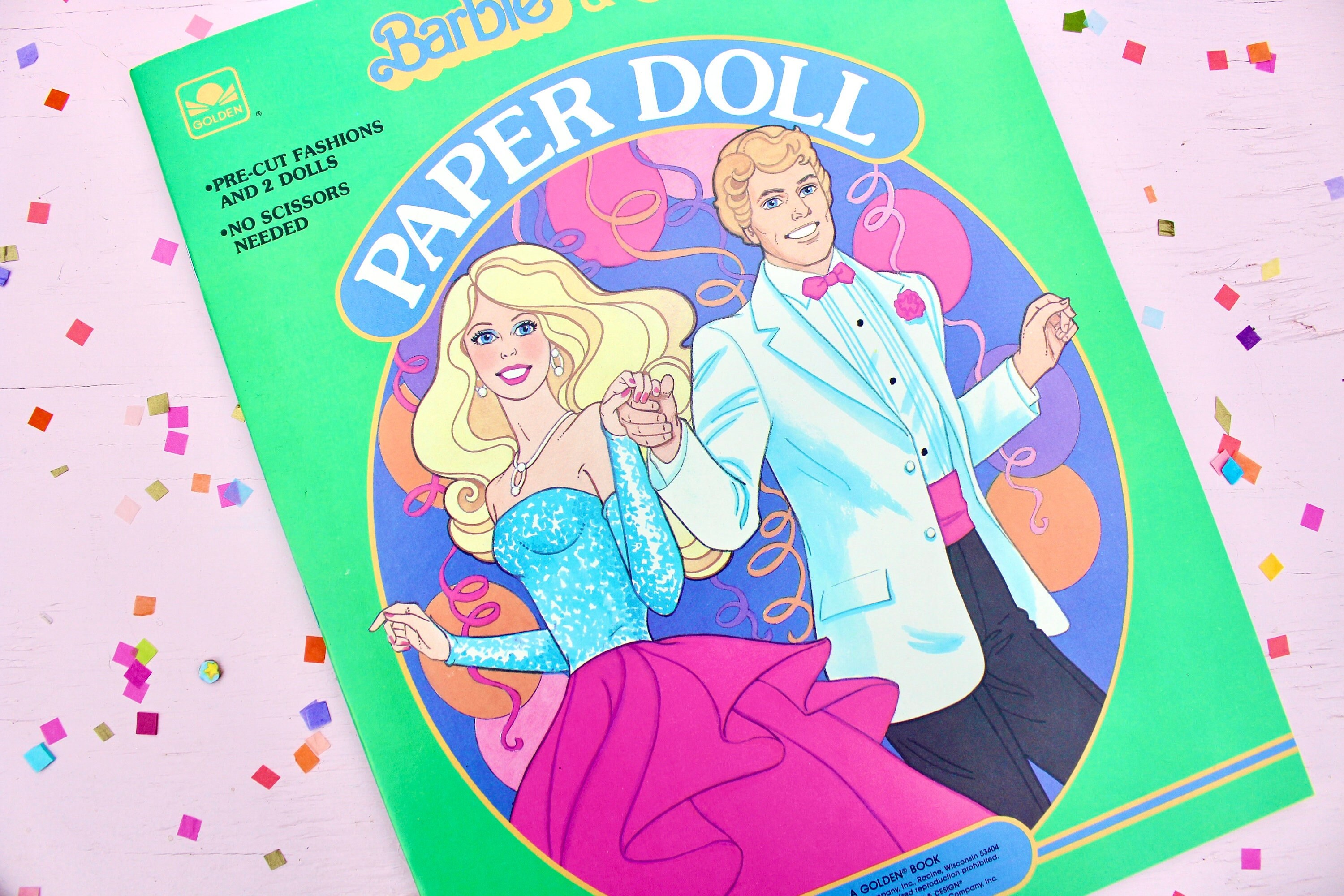 Barbie paper doll book hot sale