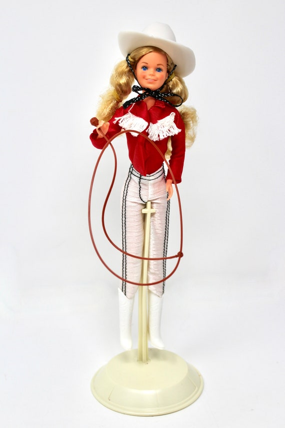 wimper uitzondering Previs site Paard Lovin 'Skipper Doll in originele mode met Collector - Etsy Nederland