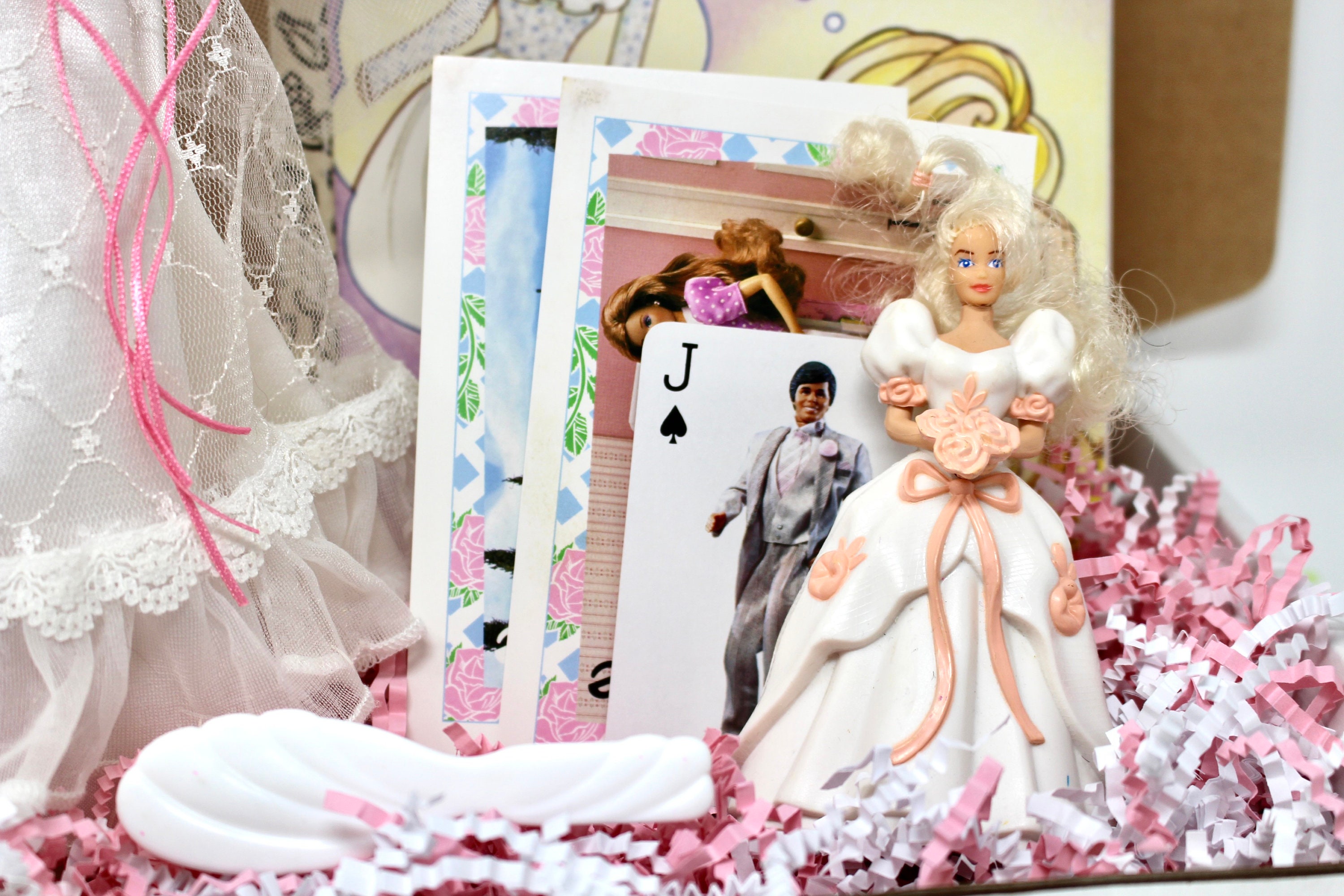 80s Retro Wedding Barbie Best Friend Gift Box Long Distance | Etsy
