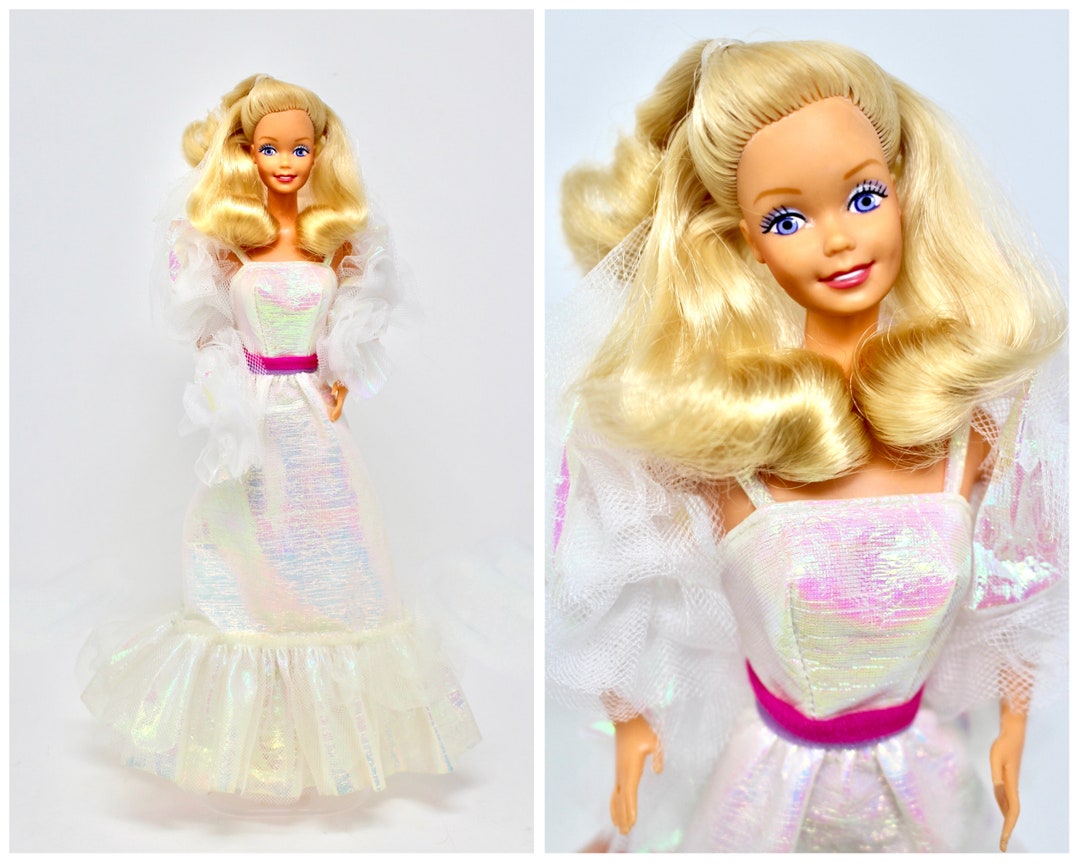 Crystal Barbie Doll in Original Fashion 80s Superstar Barbie Etsy