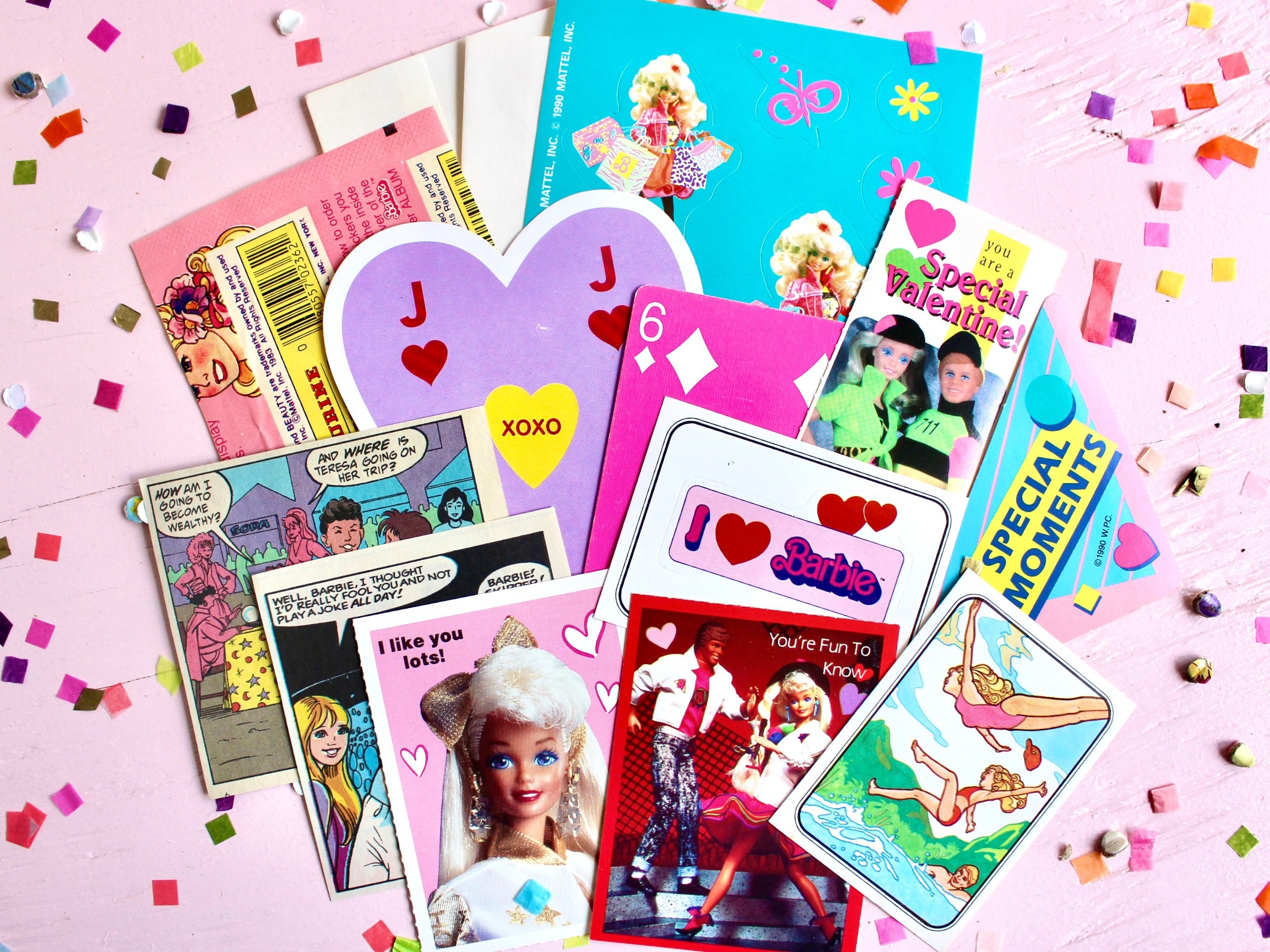 Barbie scrapbook paper outlet