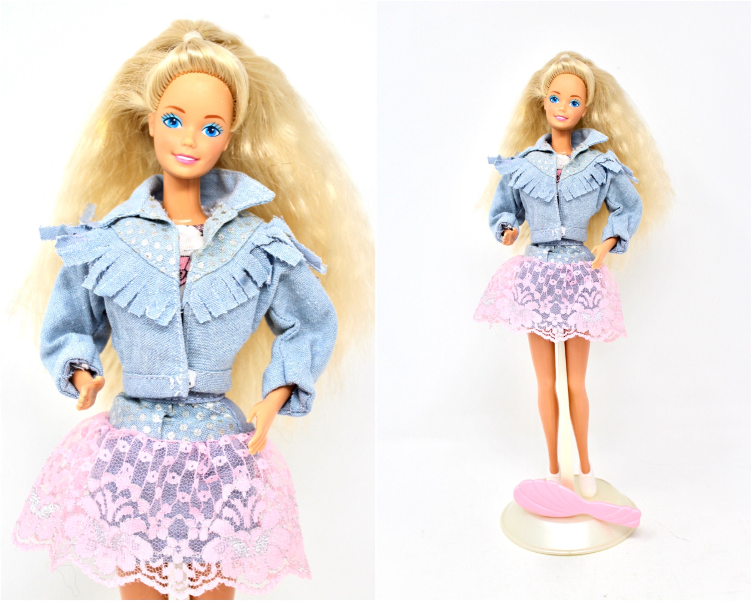 eten in de rij gaan staan Vervallen Feeling Fun Jeans Barbie Doll in Original Outfit Vintage 80s - Etsy