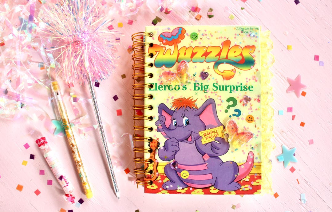 80s Nostalgia Charm Journal, Retro Muppet Babies Spiral Book Gift ...