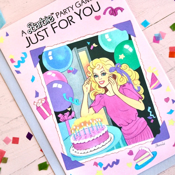 Barbie Birthday Invitation Card - Etsy