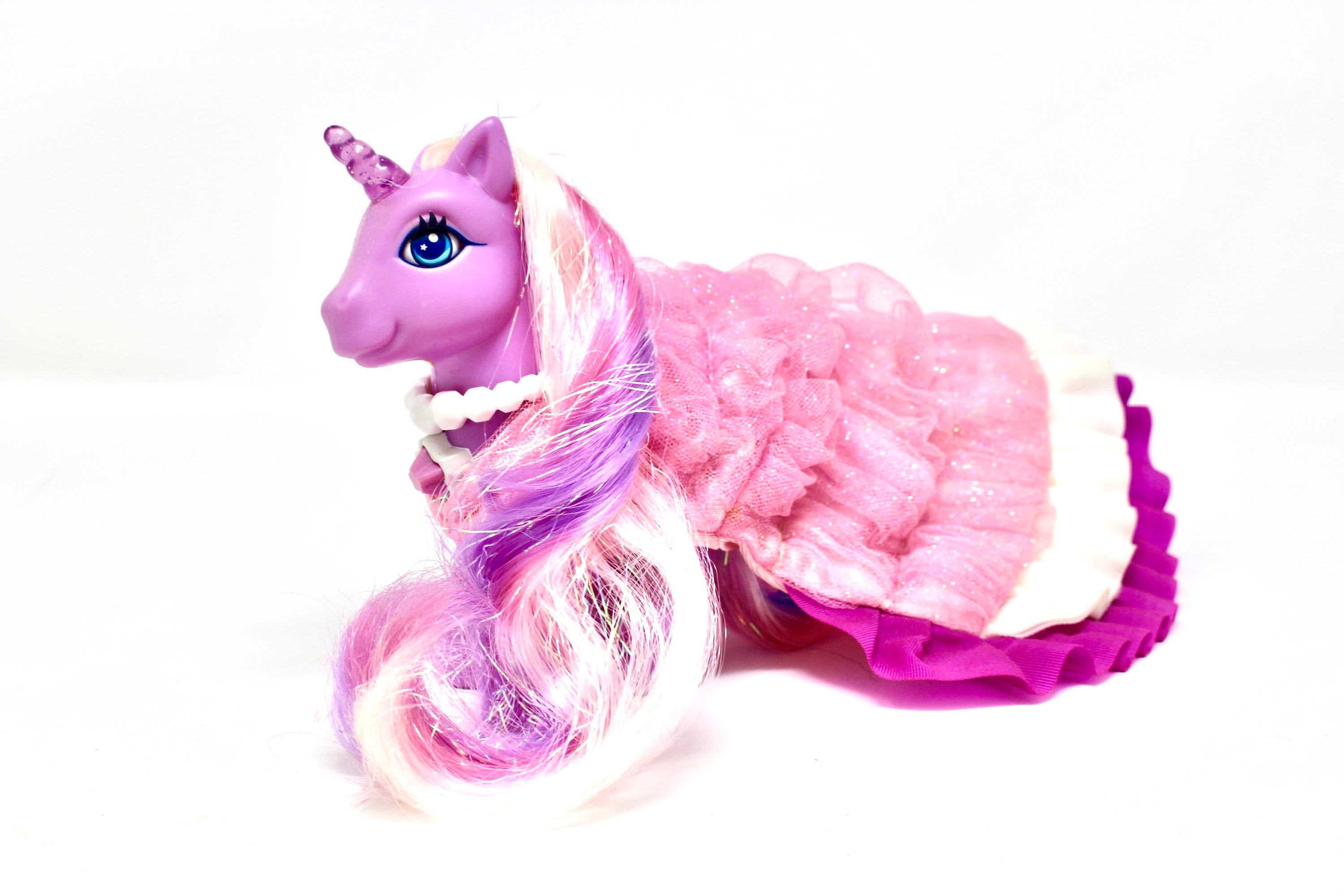 My Little Pony G3 Lily Light up Unicorn Princess 2006 Vintage MLP Glitter Light up Blinding Eyes Pink Cape Dress Etsy