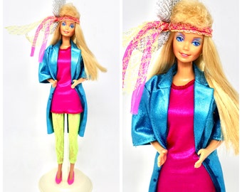 Vintage 1985 Barbie and the Rockers Dana Doll Mattel 1196 Iron on