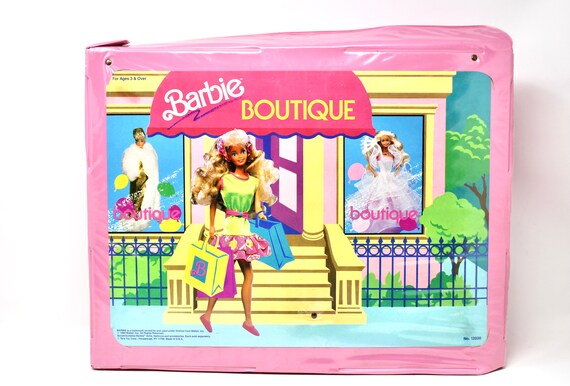 Barbie Boutique Fashion Doll Carry Case Vintage 90s Fold Out | Etsy