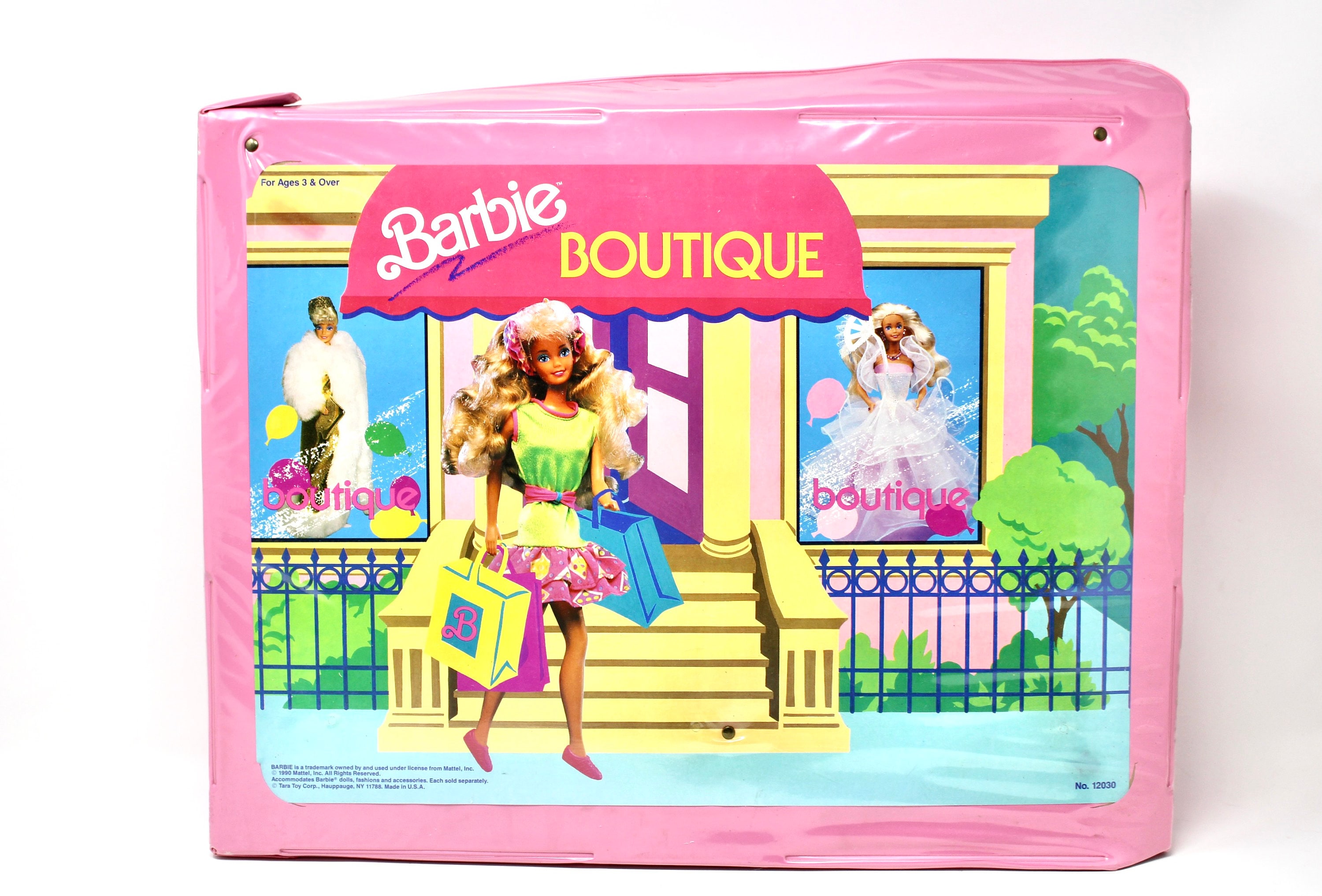 Mattel Barbie Doll Trunk Case Accessory Storage Travel 2000 Clothes USA