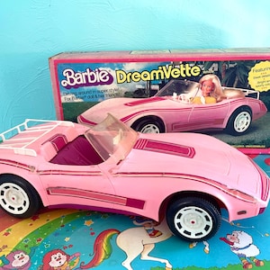 Rare Barbie Dream Vette in Original Box, Vintage 1982 Pink - Main Image
