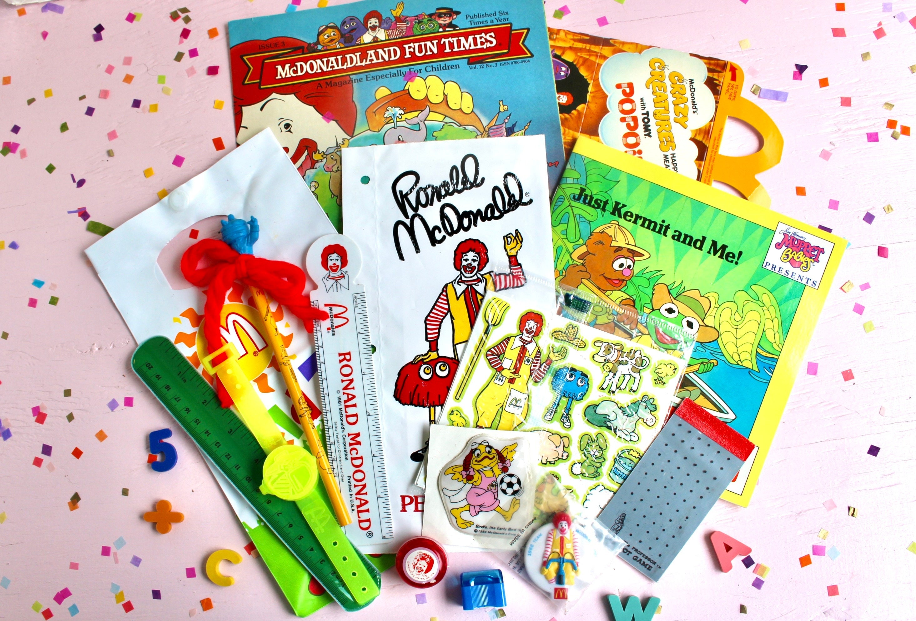 Mcdonalds Back to School Fun Pack Vintage 80s Nostalgia - Etsy