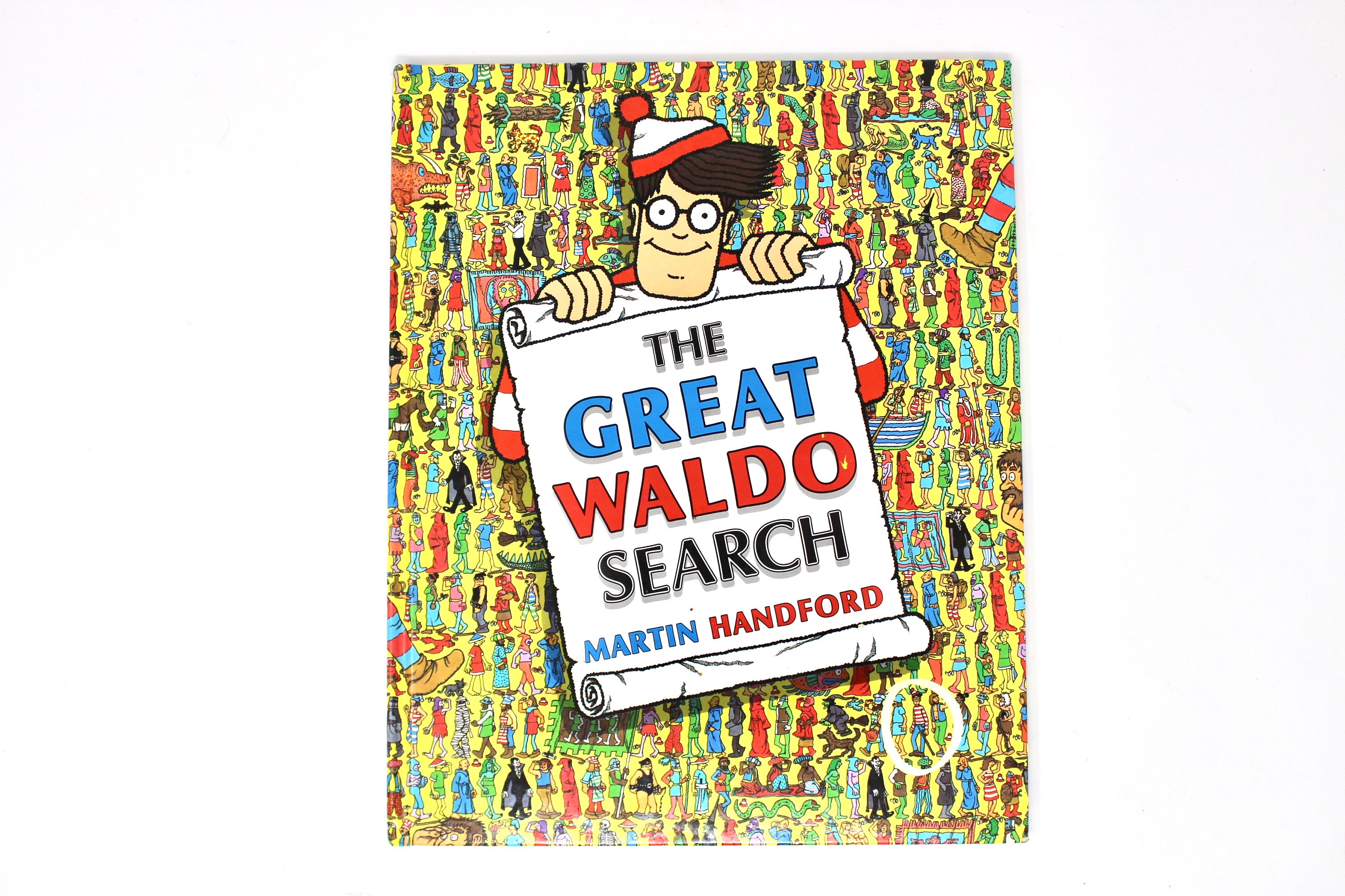 The Great Waldo Search Wheres Waldo Yellow Hardcover Book 80s Etsy