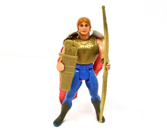 She-ra Bow Action Figure Doll, Vintage 1980s Princess of Power and MOTU Toy Doll, Boy Friend of She-ra