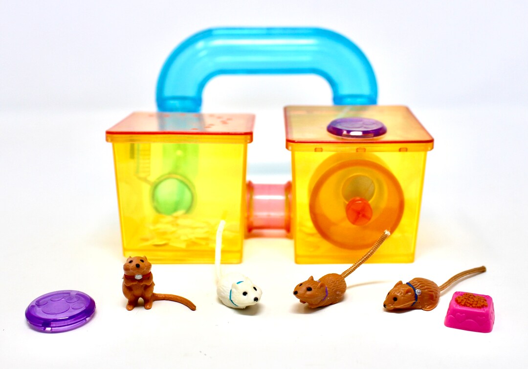 Littlest Pet Shop Playset Jogging Gerbils Vintage 90s Kenner Etsy