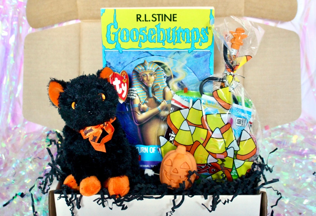 Vintage Goosebumps Halloween Goodie Box 90s Beanie Baby Etsy
