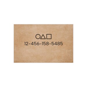 Game Card – personalisierte Visitenkarte mit Telefonnummer, Gastgeschenk & einzigartigem Gag-Geschenk