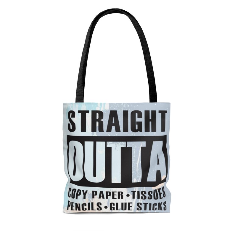 Straight Outta Full print Front Back Tote Bag