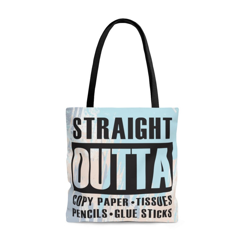 Straight Outta Full print Front Back Tote Bag