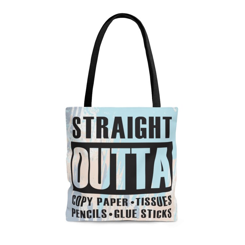 Straight Outta Full print Front Back Tote Bag