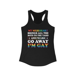 Funny Gay Pride Tank Top, LGBTQ Gift, Pride Apparel, Fun Summer Shirt, Statement Tee, Casual Workout Blouse