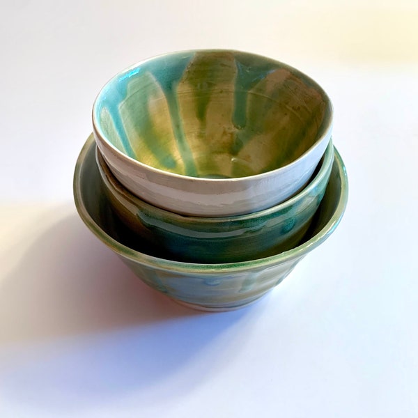 Handmade Ceramic Bowls - Salad Bowel, Ramen Bowl, Rice Bowl