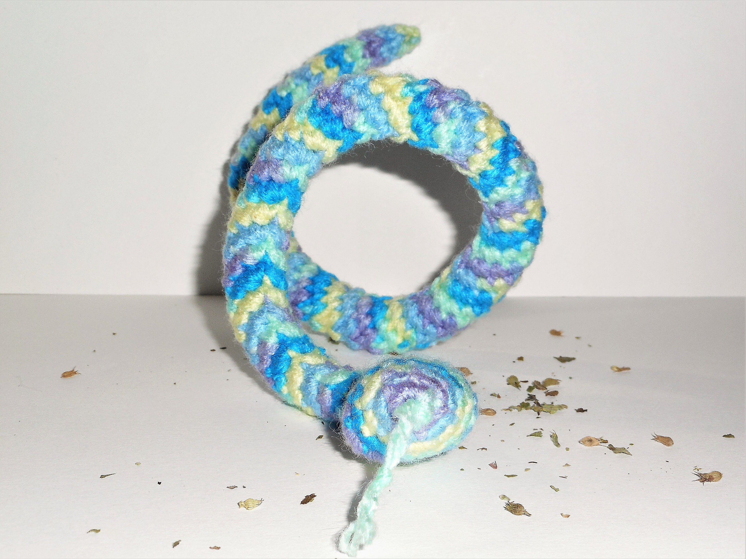 Crochet Cat Toy: Snake homegrown Montana catnip | Etsy