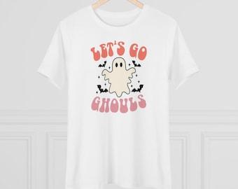 Vamos Ghouls Bella Canvas Camiseta Premium Para Mujer
