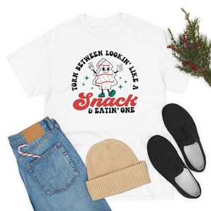Christmas Snack Unisex Heavy Cotton Tee