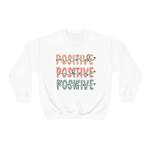 Positive Life - Unisex Heavy Blend Crewneck Sweatshirt