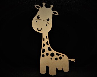 giraffe cut out etsy