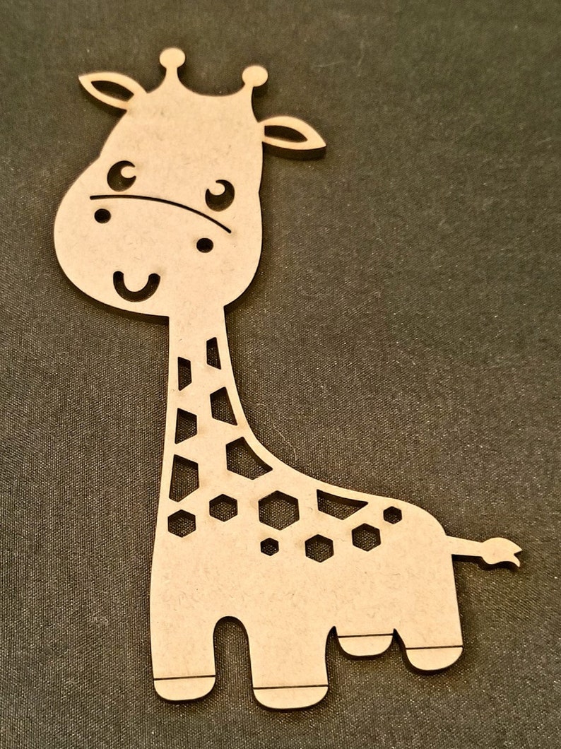 Giraffe Wood cutouts Giraffe Decoration giraffe Wooden Etsy