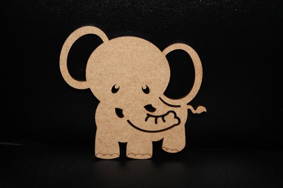 Elephant Wood cutouts Safari Decoration Elephant Wooden | Etsy