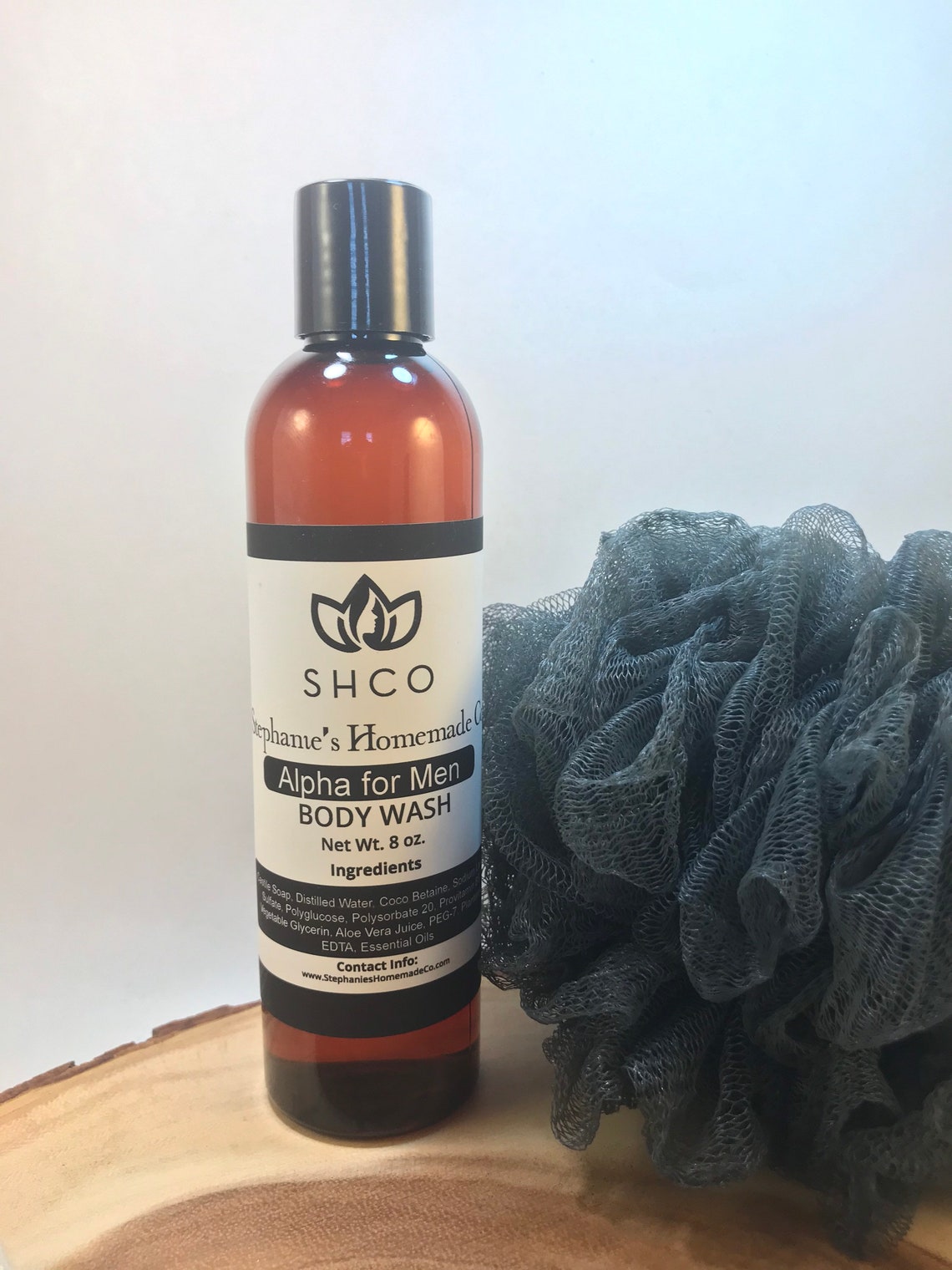 Alpha for Men Body Wash Natural Handmade Shower Gel Etsy