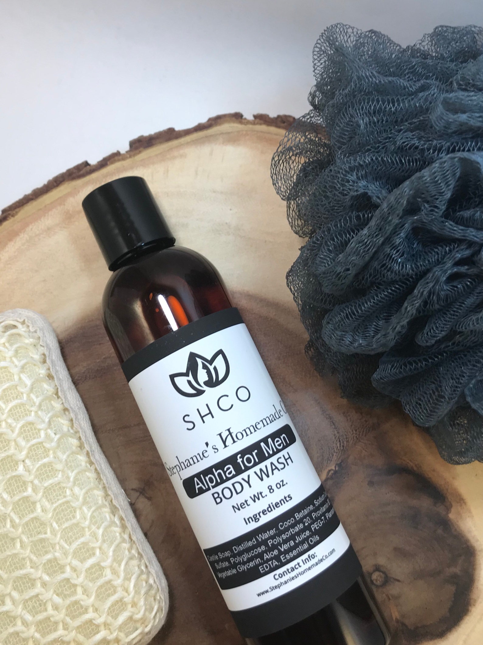 Alpha for Men Body Wash Natural Handmade Shower Gel Etsy