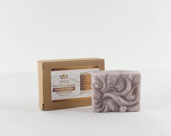 All Natural Handmade Goat Milk Soap | Exfoliating | Moisturizing | Set of 3 | Lavender Dreams