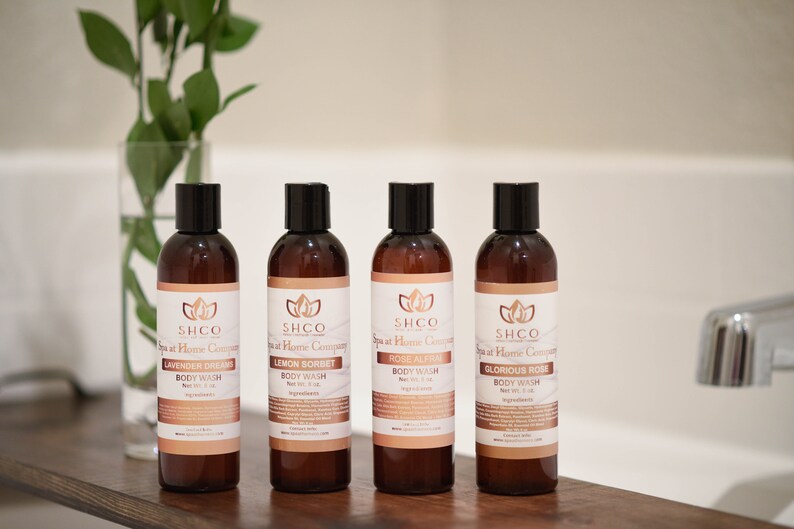 Body Wash Lemon Sorbet Natural Shower Gel Body Cleanser Organic Gentle Sensitive Skin Moisturizing image 3