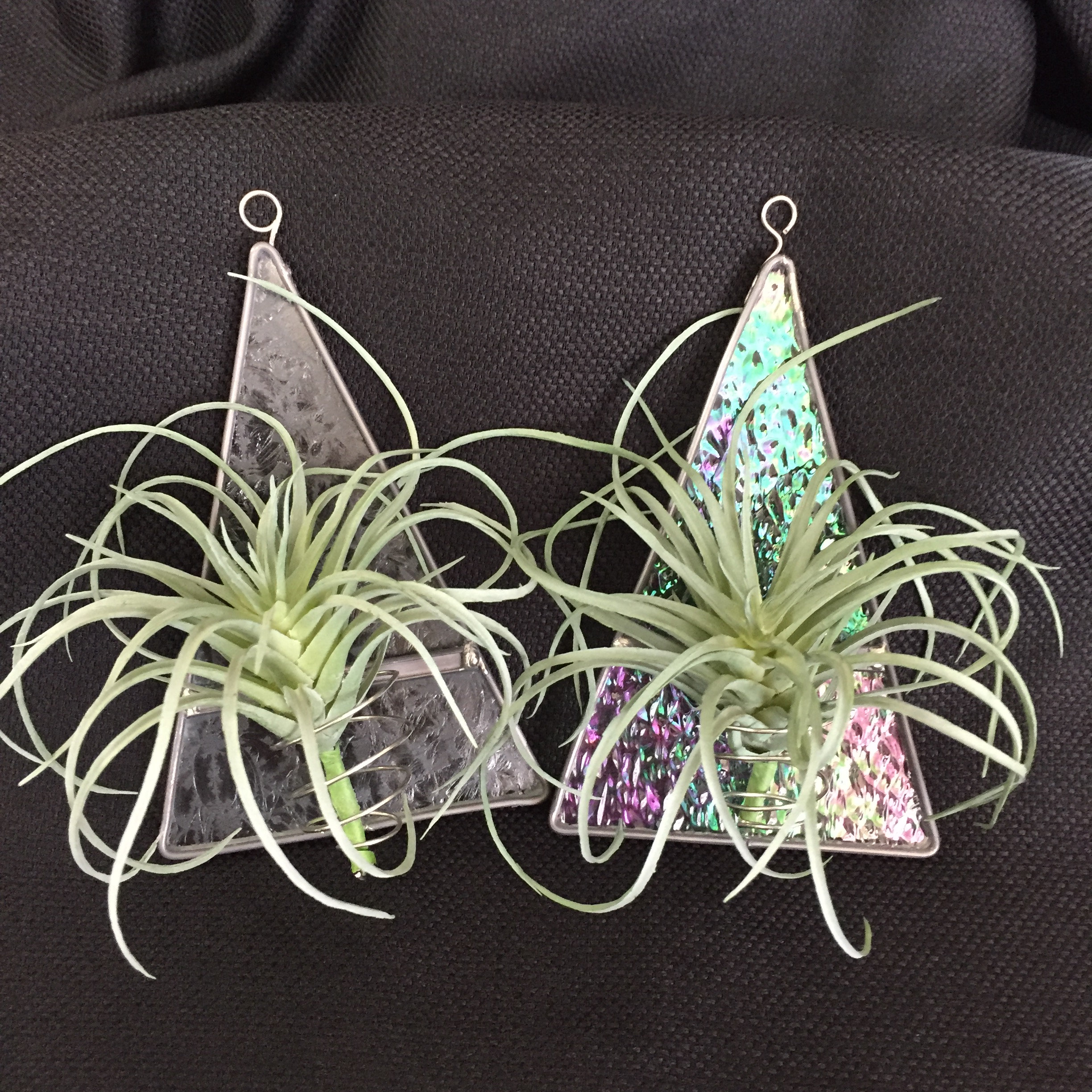 Stained Glass Air Plant Vase Wall Decor Window Decor Glass Etsy UK