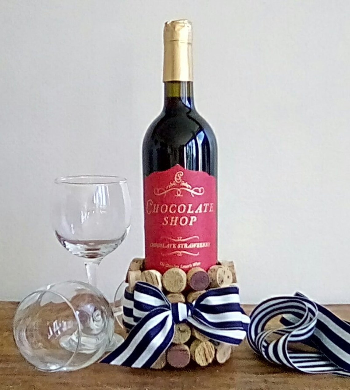 Cork Wine Bottle Holder Etsy