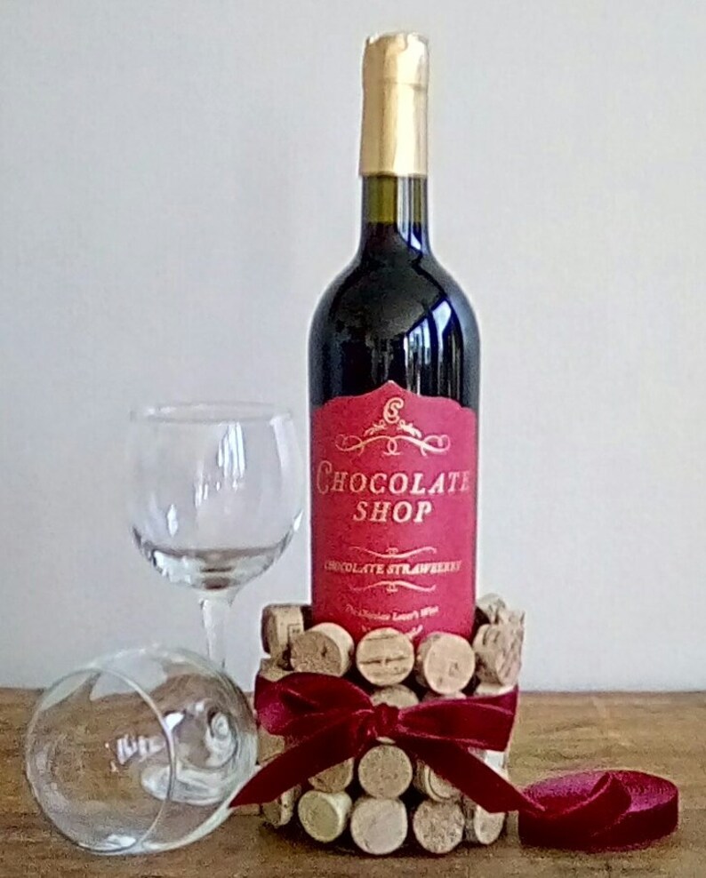 Cork Wine Bottle Holder Etsy