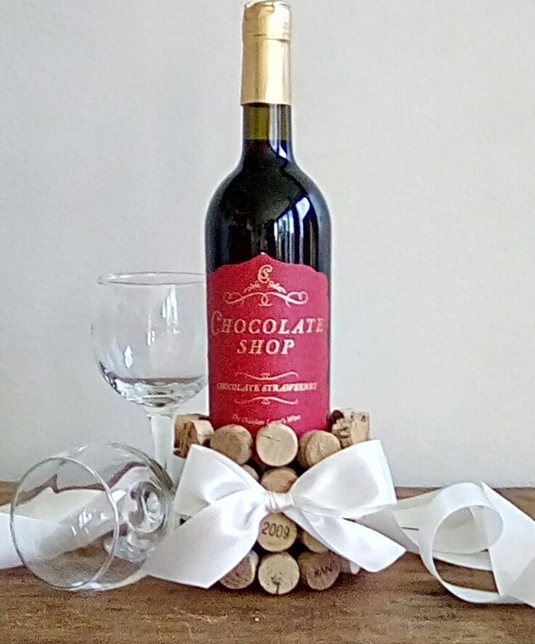 Cork Wine Bottle Holder Etsy