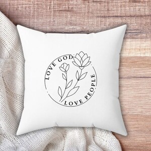 Personalized Pillow Faith Based Pillows Christian Decorations Home Accessories Scripture Decorative Pillow Faith Based Pillow Square