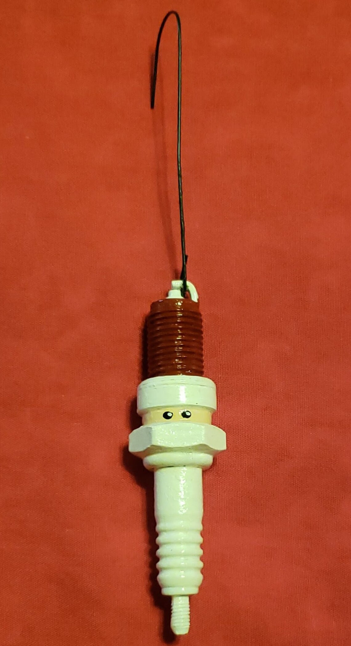 Recycled Spark Plug Santa Ornament Etsy