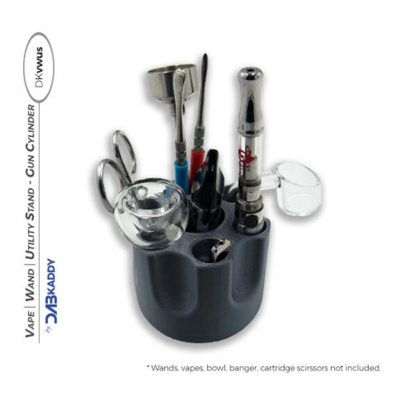 SILICONED Wand Stand Rod 3 by GLASS Kaddy @ KADDY.net