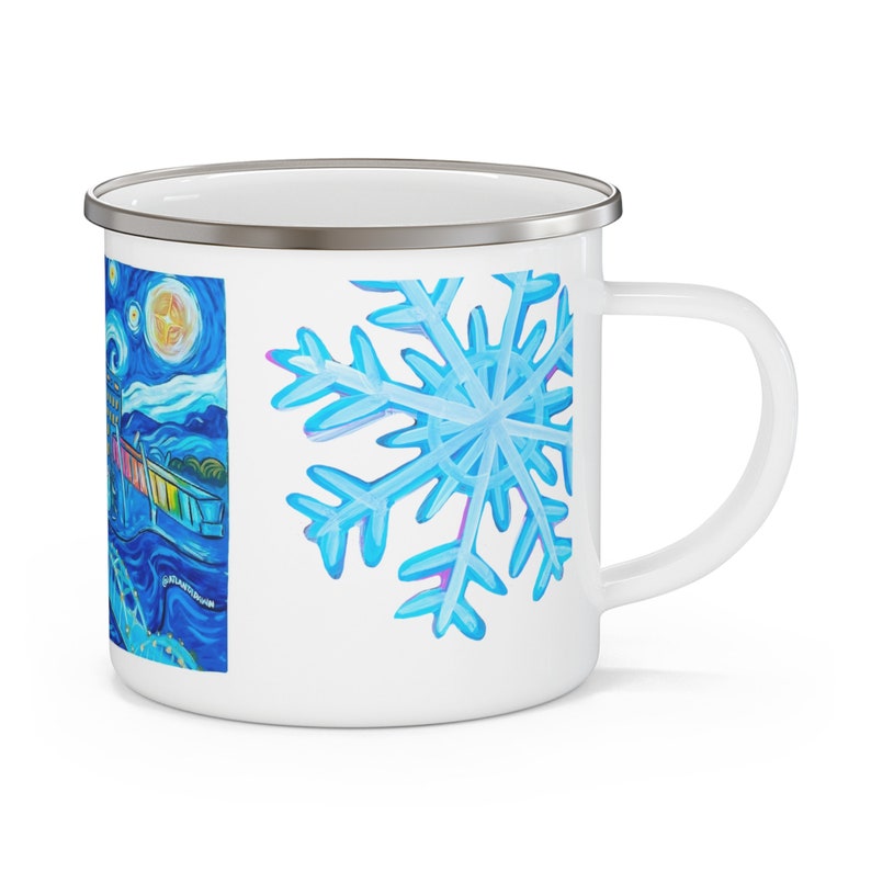 Camping Mug Holiday Gift Coffee Lover Starry Night Art Lovers Cup I