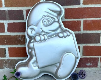 Vintage Smurf Wilton Cake Pan Birthday Cake Mold 1983